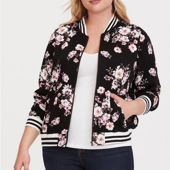 Twill Print Bomber - Picture 3 of 4